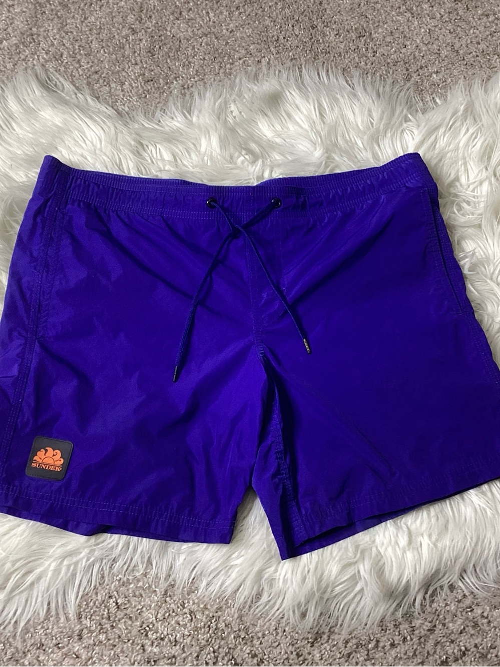 Sundek Royal Blue Lined Swim Shorts Sm